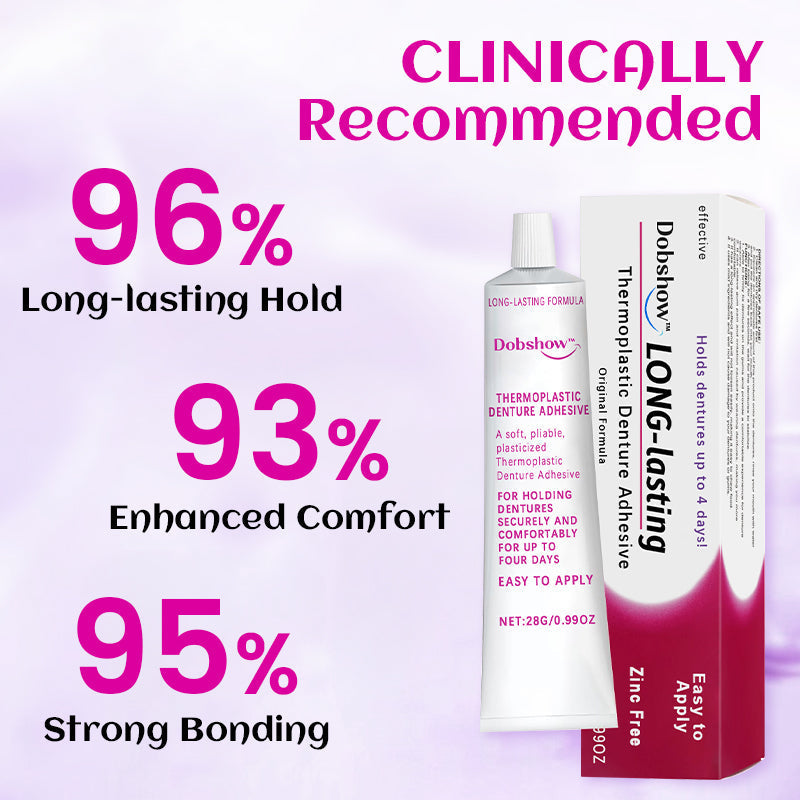 Dobshow™🔥New Year Special Offer🔥- 𝕤𝕒𝕧𝕖 𝕦𝕡 𝕥𝕠 -𝟞𝟝% 🅾🅵🅵 Thermoplastic Denture Adhesive