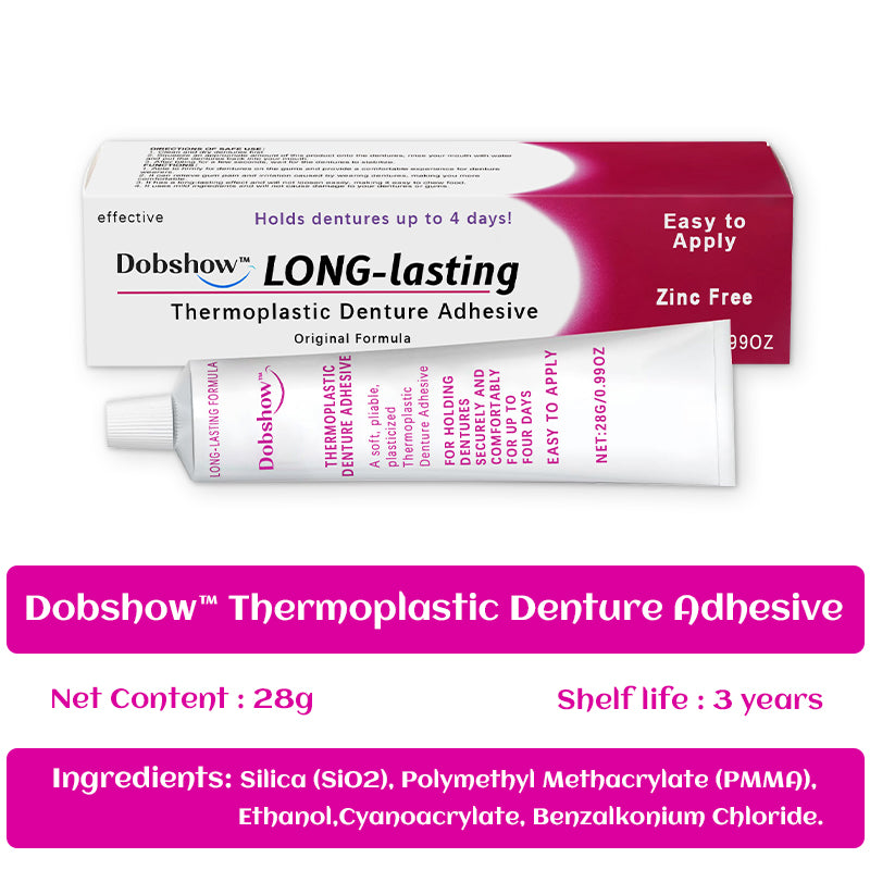 Dobshow™🔥New Year Special Offer🔥- 𝕤𝕒𝕧𝕖 𝕦𝕡 𝕥𝕠 -𝟞𝟝% 🅾🅵🅵 Thermoplastic Denture Adhesive