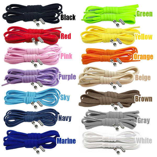 Dobshow™ Multicolor Tie-free Shoelaces (1pair )