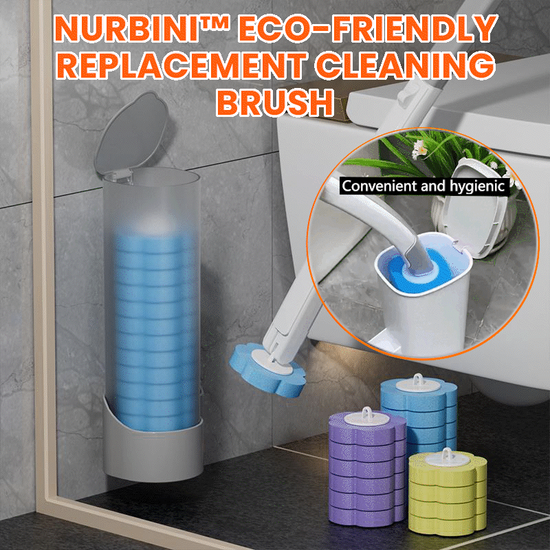 Nurbini® Eco-Friendly Bathroom Toilet Replacement Cleaning Brush💧