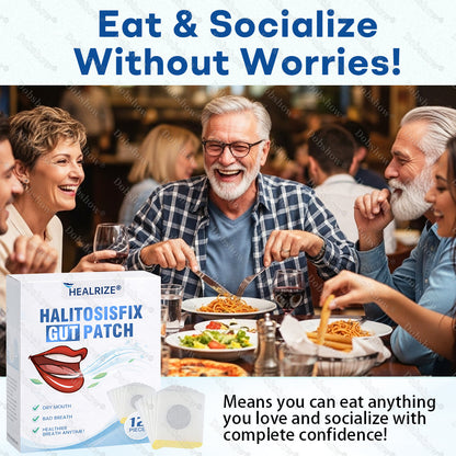 🍃Healrize® HalitosisFix Gut Patch | Target the Gut & Eradicate Bad Breath & 100% Natural