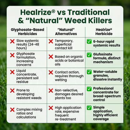 🏆𝙊𝙛𝙛𝙞𝙘𝙞𝙖𝙡 𝙎𝙩𝙤𝙧𝙚 | Healrize® 2-in-1 Max Strength Herbicide: Fast Acting Results on Glyphosate-Resistant Weeds