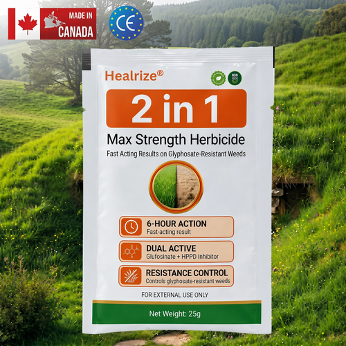 🏆𝙊𝙛𝙛𝙞𝙘𝙞𝙖𝙡 𝙎𝙩𝙤𝙧𝙚 | Healrize® 2-in-1 Max Strength Herbicide: Fast Acting Results on Glyphosate-Resistant Weeds