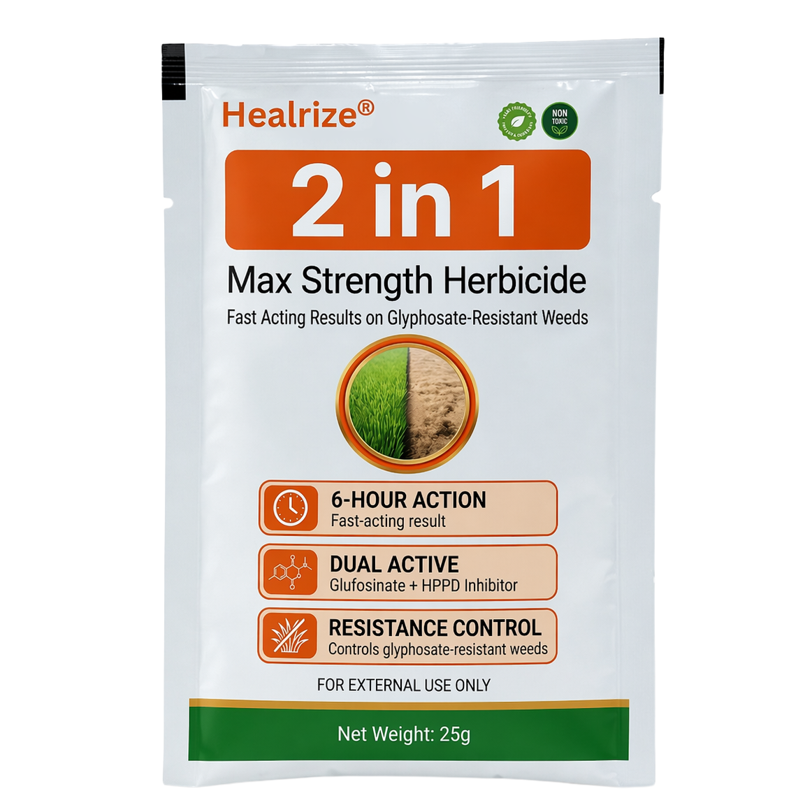 🏆𝙊𝙛𝙛𝙞𝙘𝙞𝙖𝙡 𝙎𝙩𝙤𝙧𝙚 | Healrize® 2-in-1 Max Strength Herbicide: Fast Acting Results on Glyphosate-Resistant Weeds