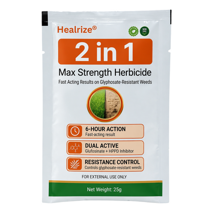 🏆𝙊𝙛𝙛𝙞𝙘𝙞𝙖𝙡 𝙎𝙩𝙤𝙧𝙚 | Healrize® 2-in-1 Max Strength Herbicide: Fast Acting Results on Glyphosate-Resistant Weeds