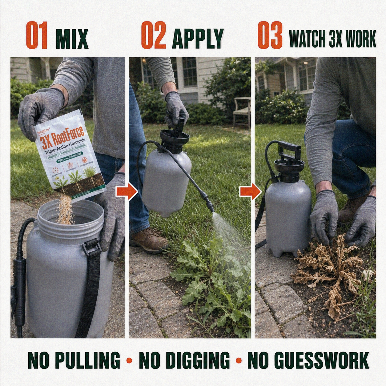 🍁Healrize® 3X RootForce Triple-Action Herbicide