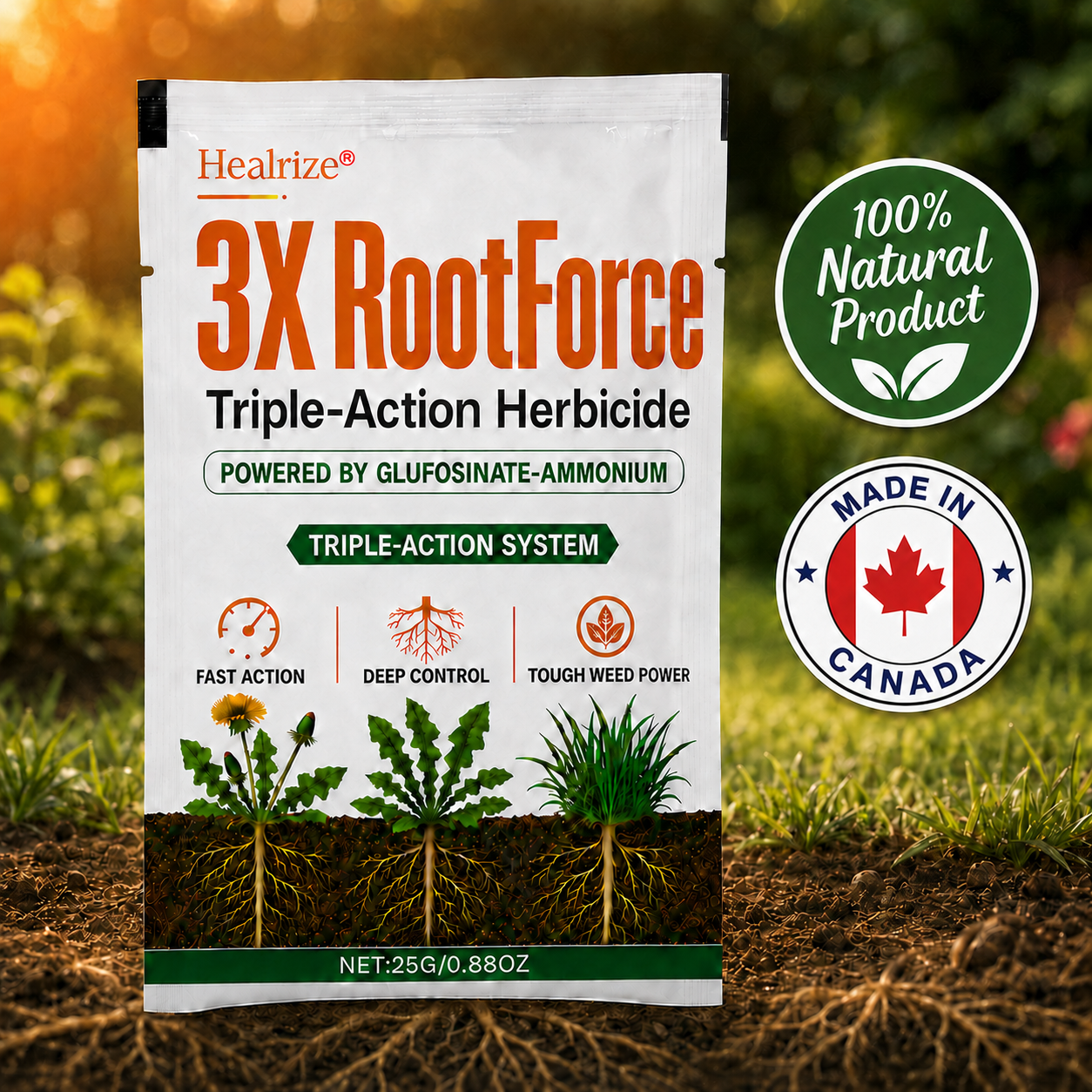 🍁Healrize® 3X RootForce Triple-Action Herbicide