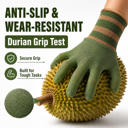 ⚡Sfrcord® Heavy-Duty Waterproof Gardening & Work Gloves with Anti-Slip Rubber Grip