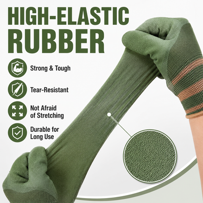 ⚡Sfrcord® Heavy-Duty Waterproof Gardening & Work Gloves with Anti-Slip Rubber Grip