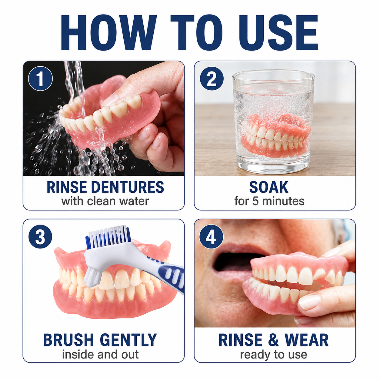 MCOIKY® Precision Dual-Head Denture & Retainer Cleaning Brush