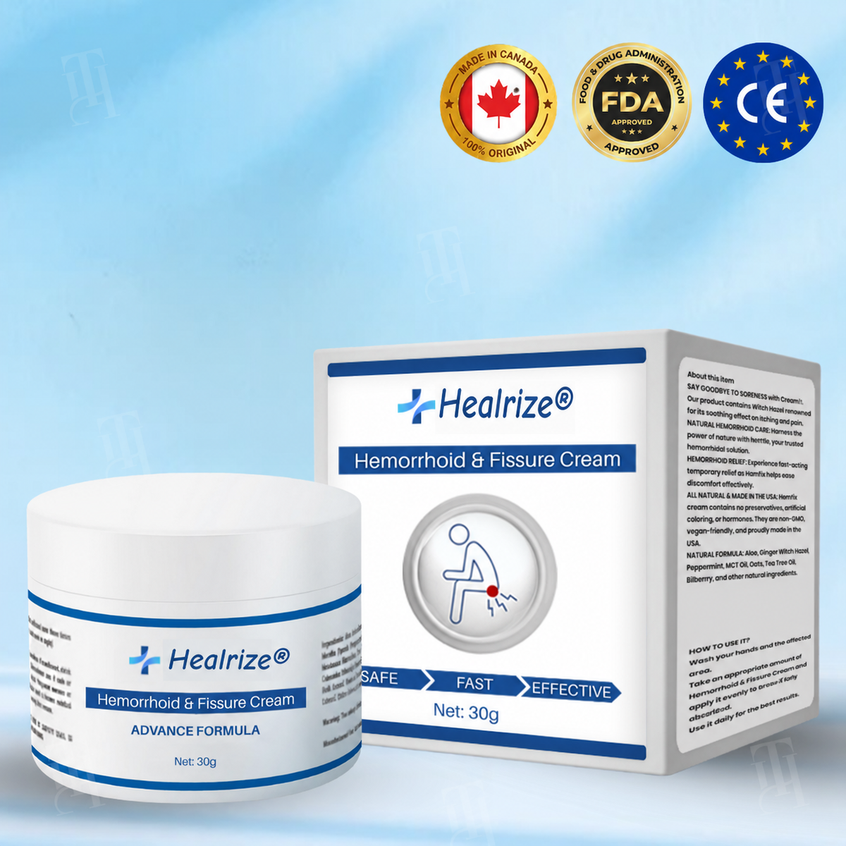 Healrize® Hemorrhoid & Fissure Cream
