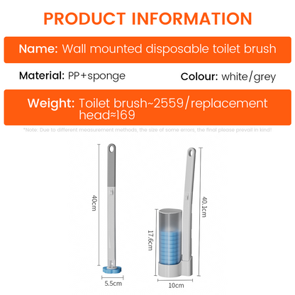 Nurbini™ Eco-Friendly Bathroom Toilet Replacement Cleaning Brush💧